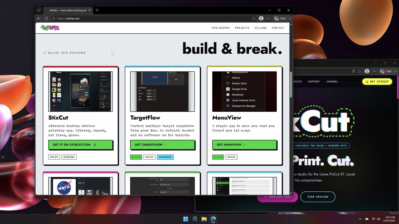 TargetDisplay live capture view